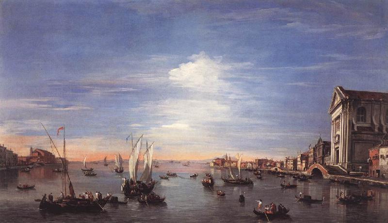 GUARDI, Francesco The Giudecca Canal with the Zattere dgh